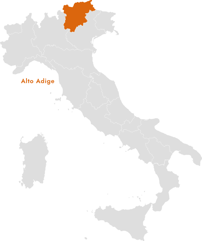 map alto adige italy