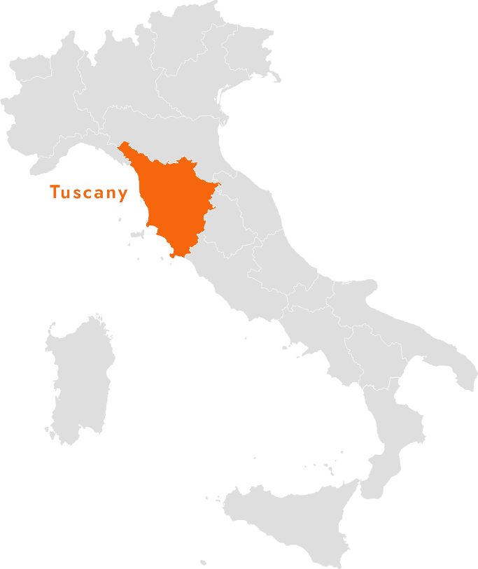 map tuscany italy